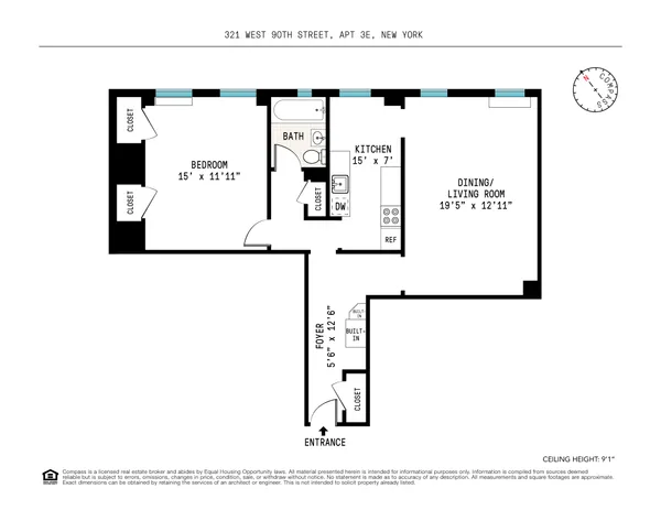$850,000 | 321 West 90th Street, Unit 3E | Upper West Side