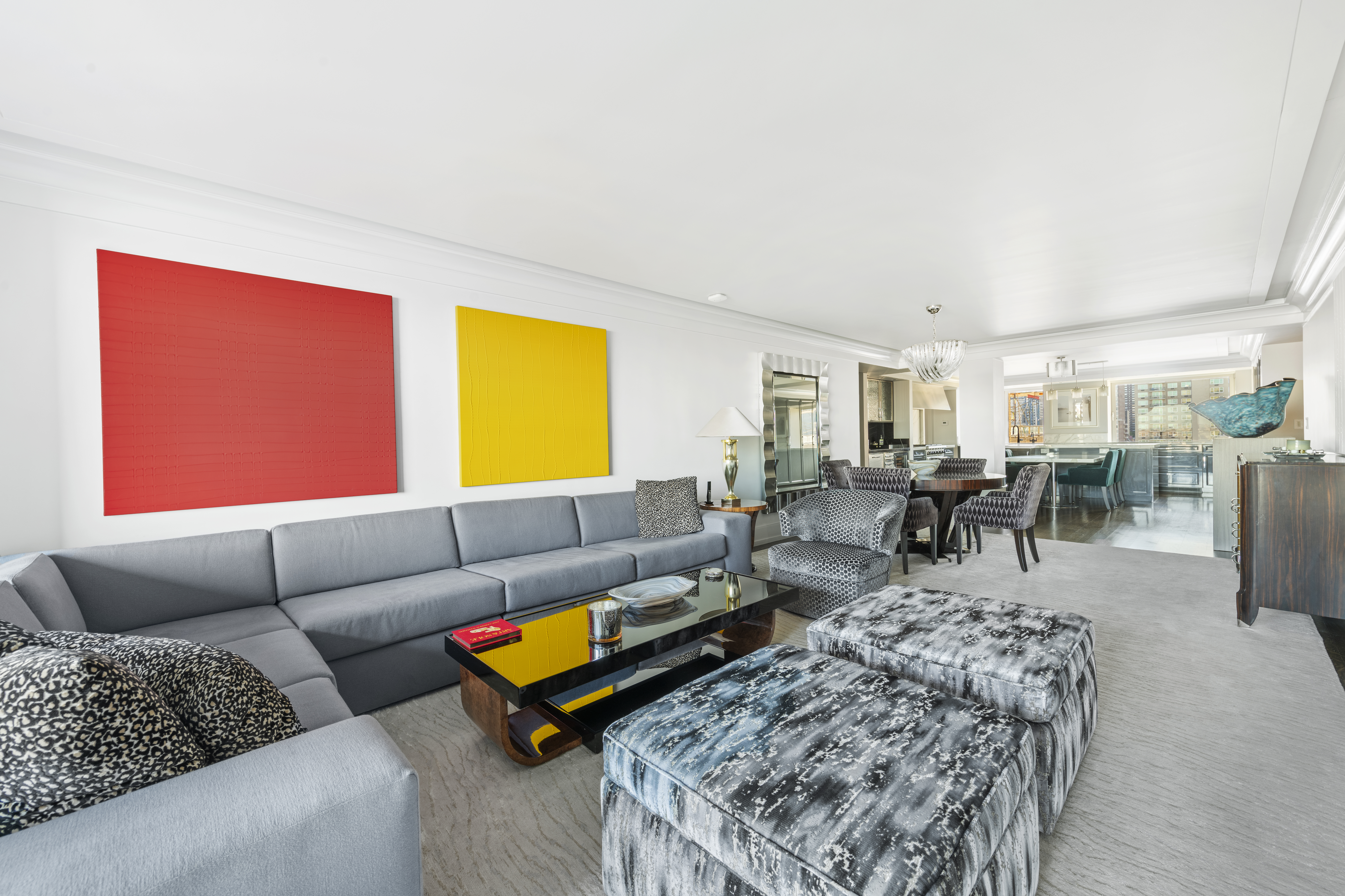 180 East End Avenue, Unit 15E Manhattan, NY 10128 - Photo 4 of 31 a living room with furniture a rug and a window