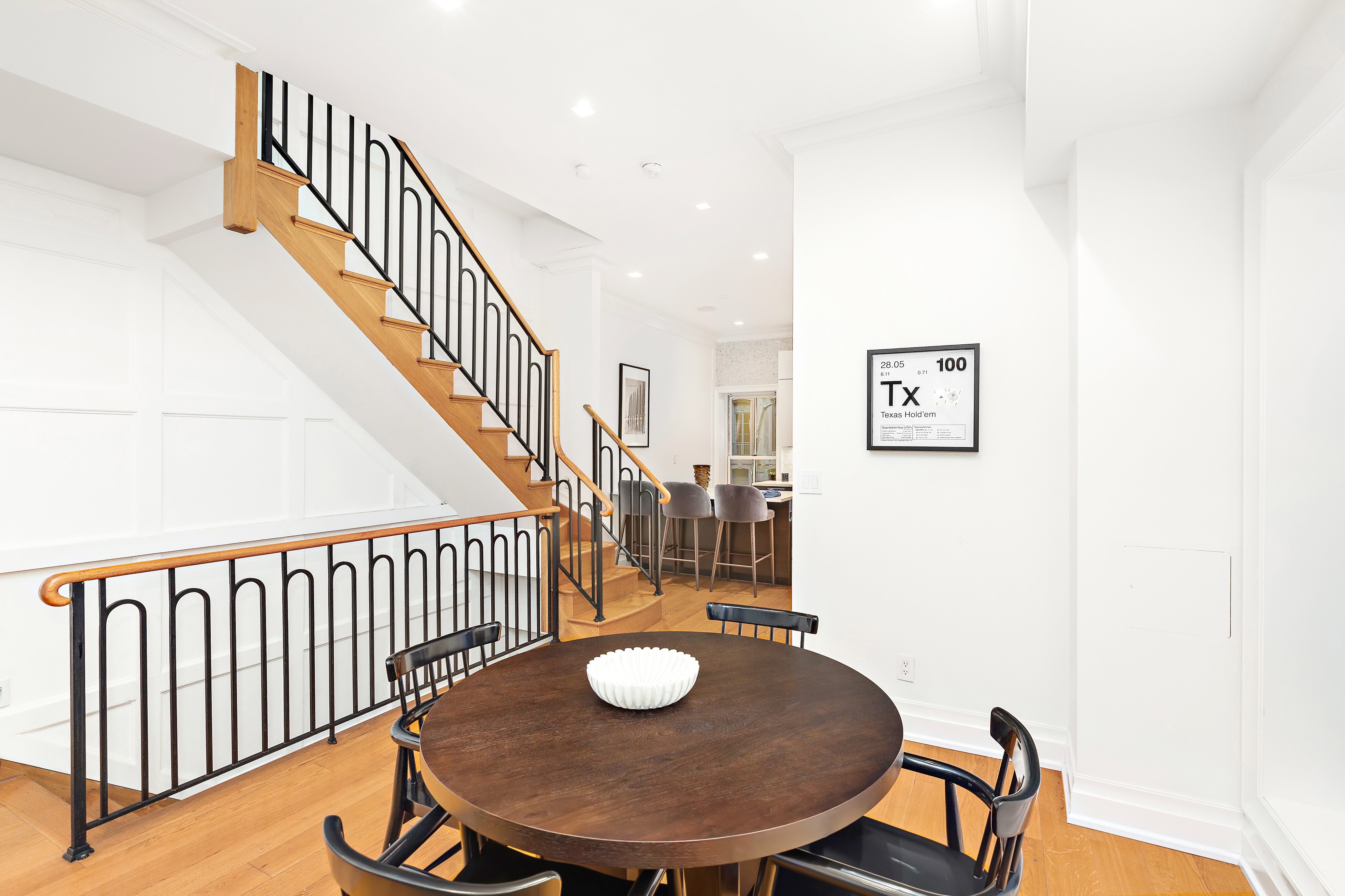 134 East 36th Street Manhattan, NY 10016 - Photo 3 of 28 a view of a dining room with furniture and wooden floor