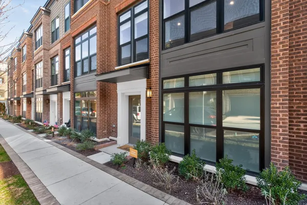 a view of a building with a outdoor space