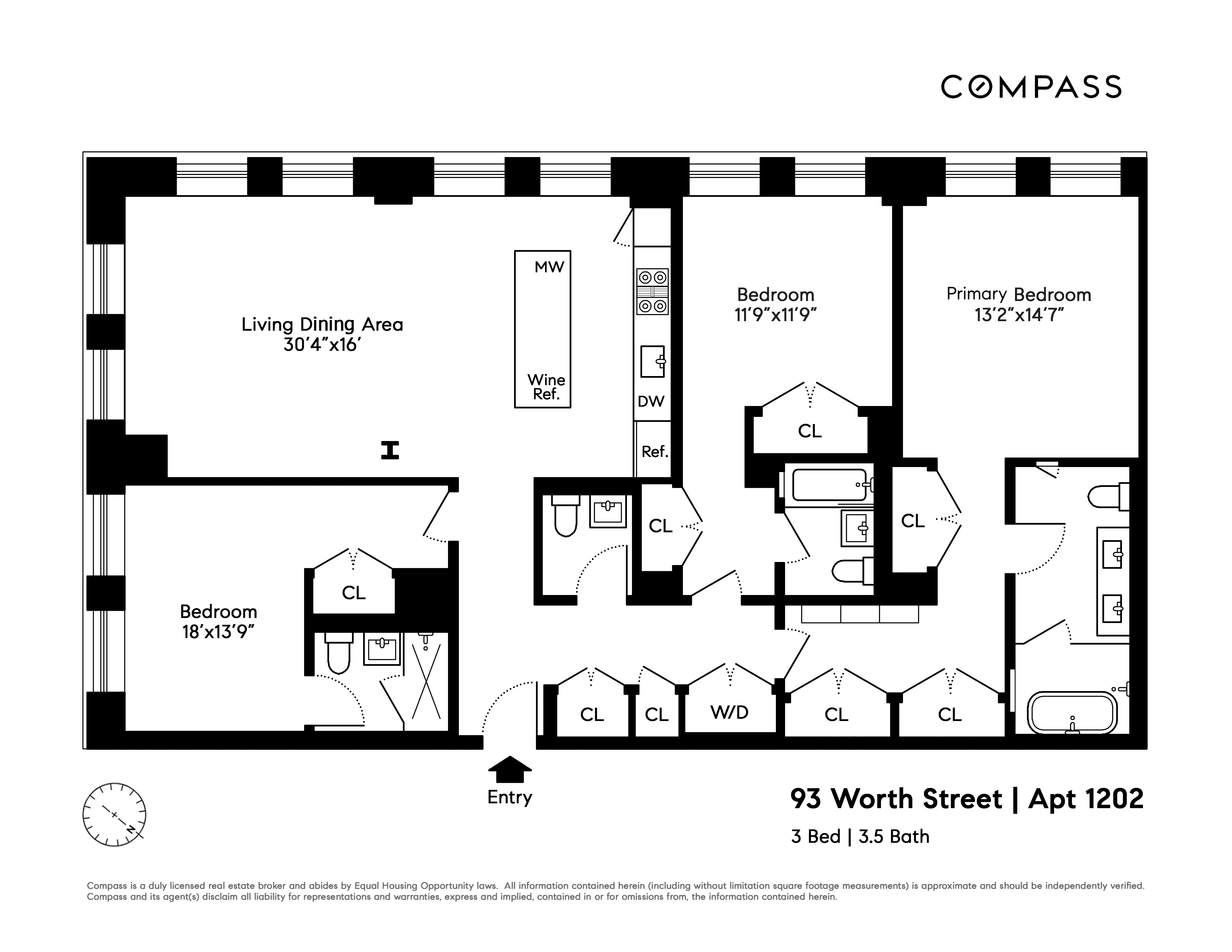 93 Worth Street, Unit 1202 Manhattan, NY 10013 - Photo 11 of 11
