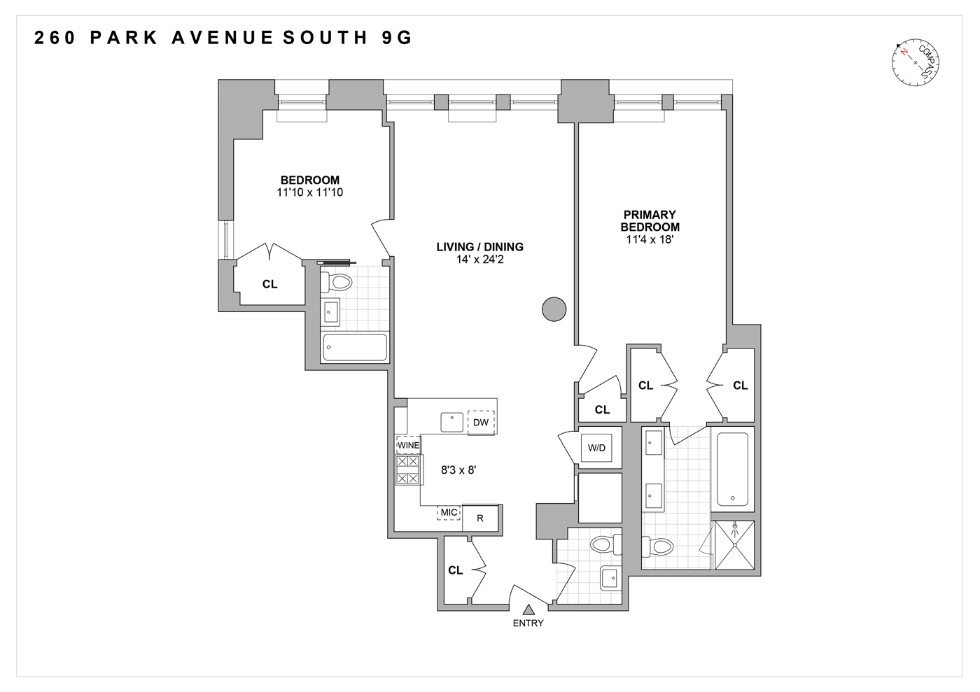 260 Park Avenue South, Unit 9G Manhattan, NY 10010 - Photo 17 of 17