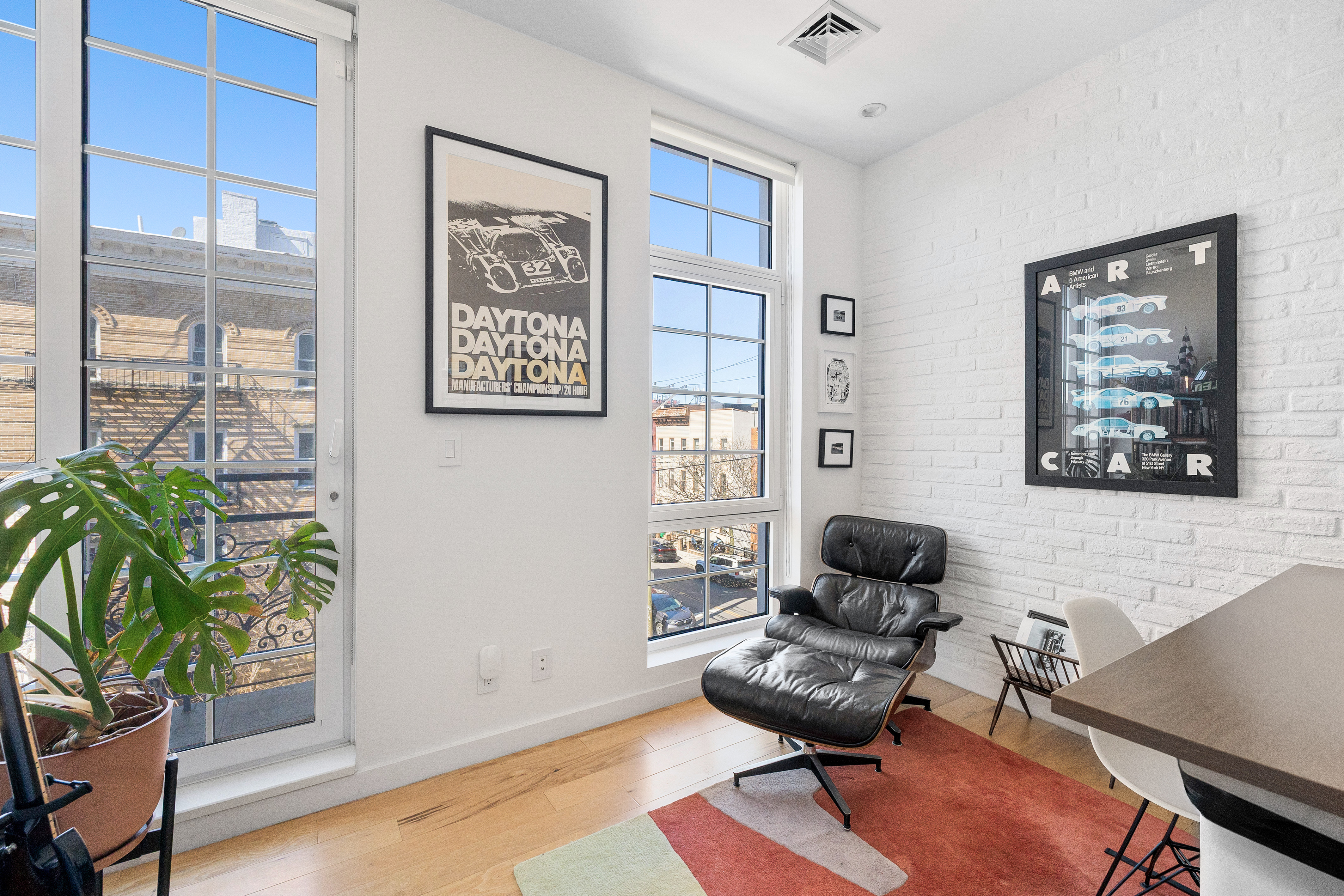 278 Nassau Avenue, Unit 2B Brooklyn, NY 11222 - Photo 5 of 18 a living room with furniture and a potted plant