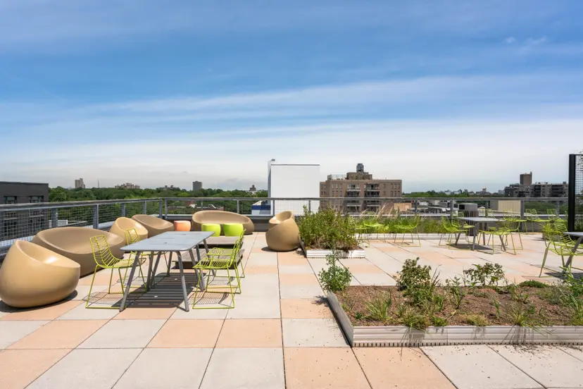 22 Caton Place, Unit 6DD Brooklyn, NY 11218 - Photo 13 of 16 a view of a terrace with chairs