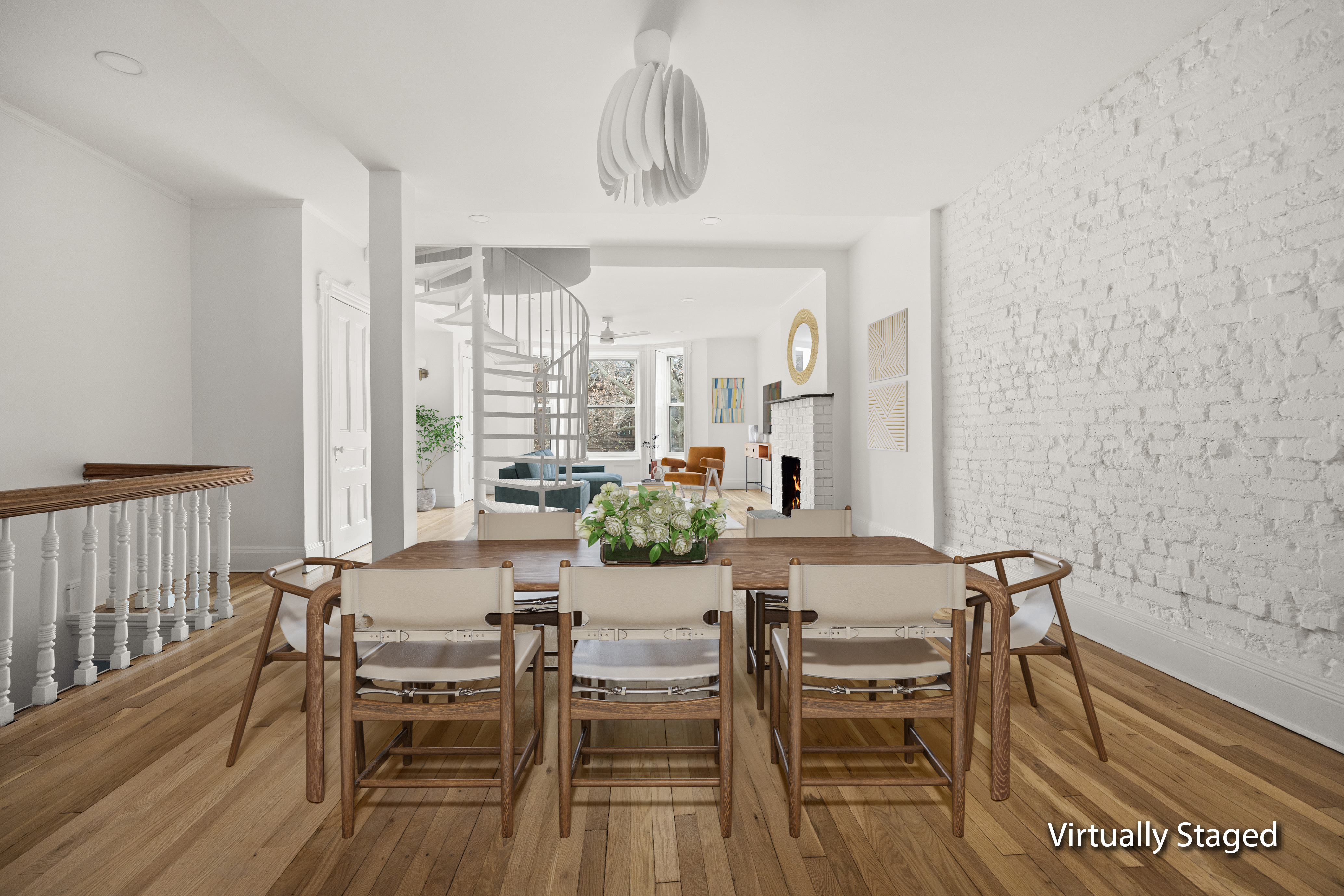 485 1st Street, Unit 2 Brooklyn, NY 11215 - Photo 3 of 17 a view of a dining room with furniture window and wooden floor