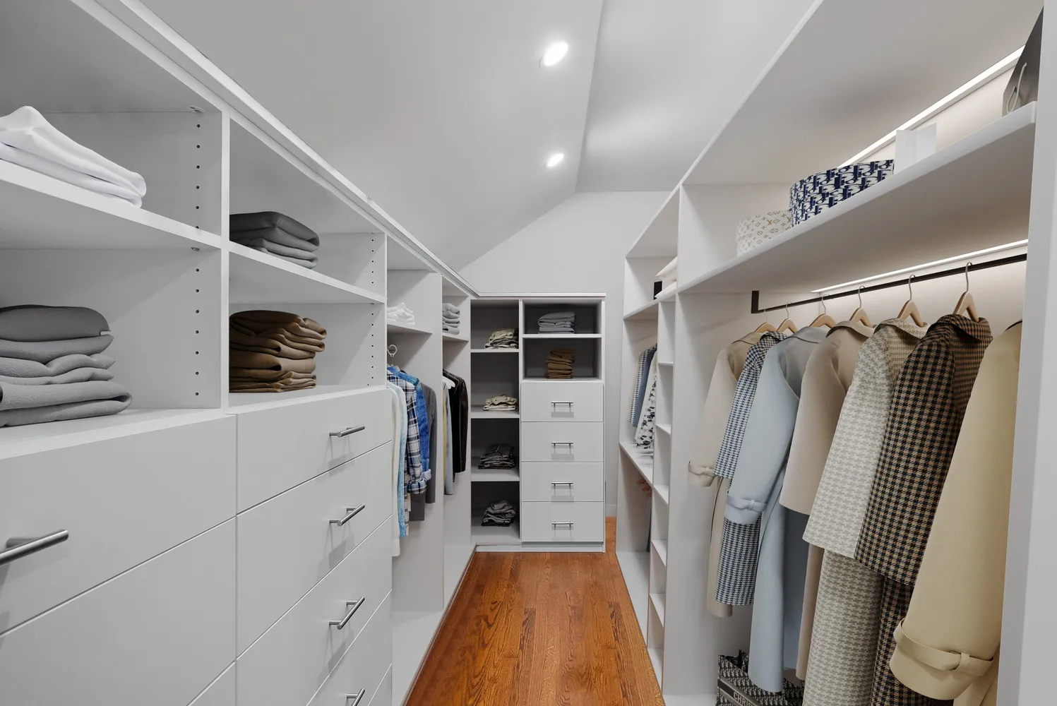 a bedroom with a bed and a chair