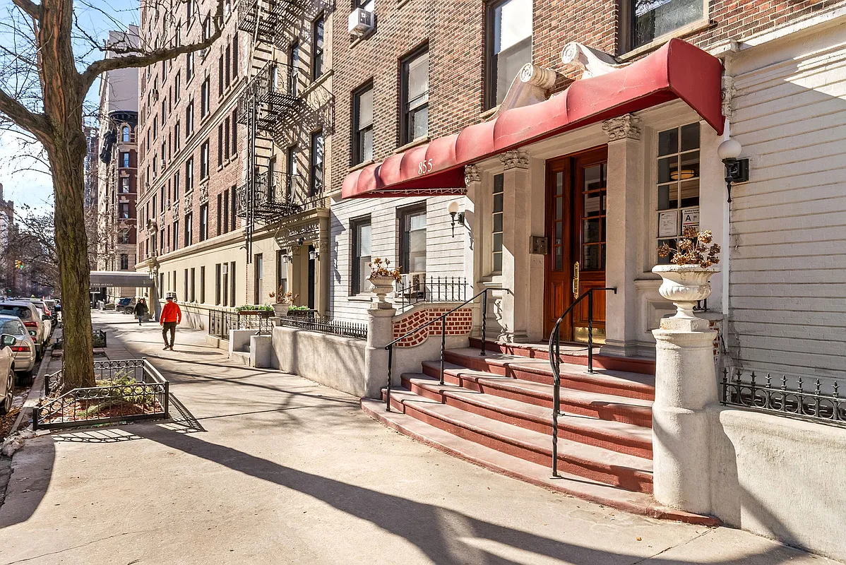 855 West End Avenue, Unit 4B Manhattan, NY 10025 - Photo 12 of 13 a front view of a building with street view