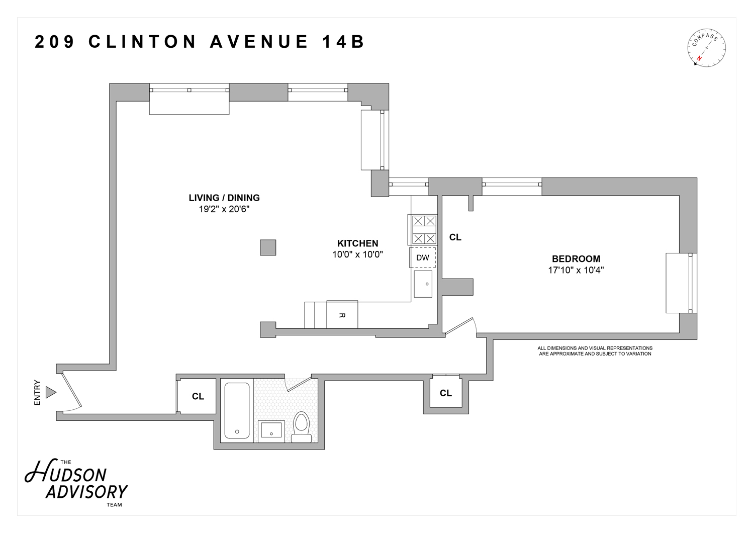 209 Clinton Avenue, Unit 14B Brooklyn, NY 11205 - Photo 14 of 15