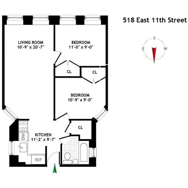 518 East 11th Street, Unit 5B Manhattan, NY 10009 - Photo 10 of 10