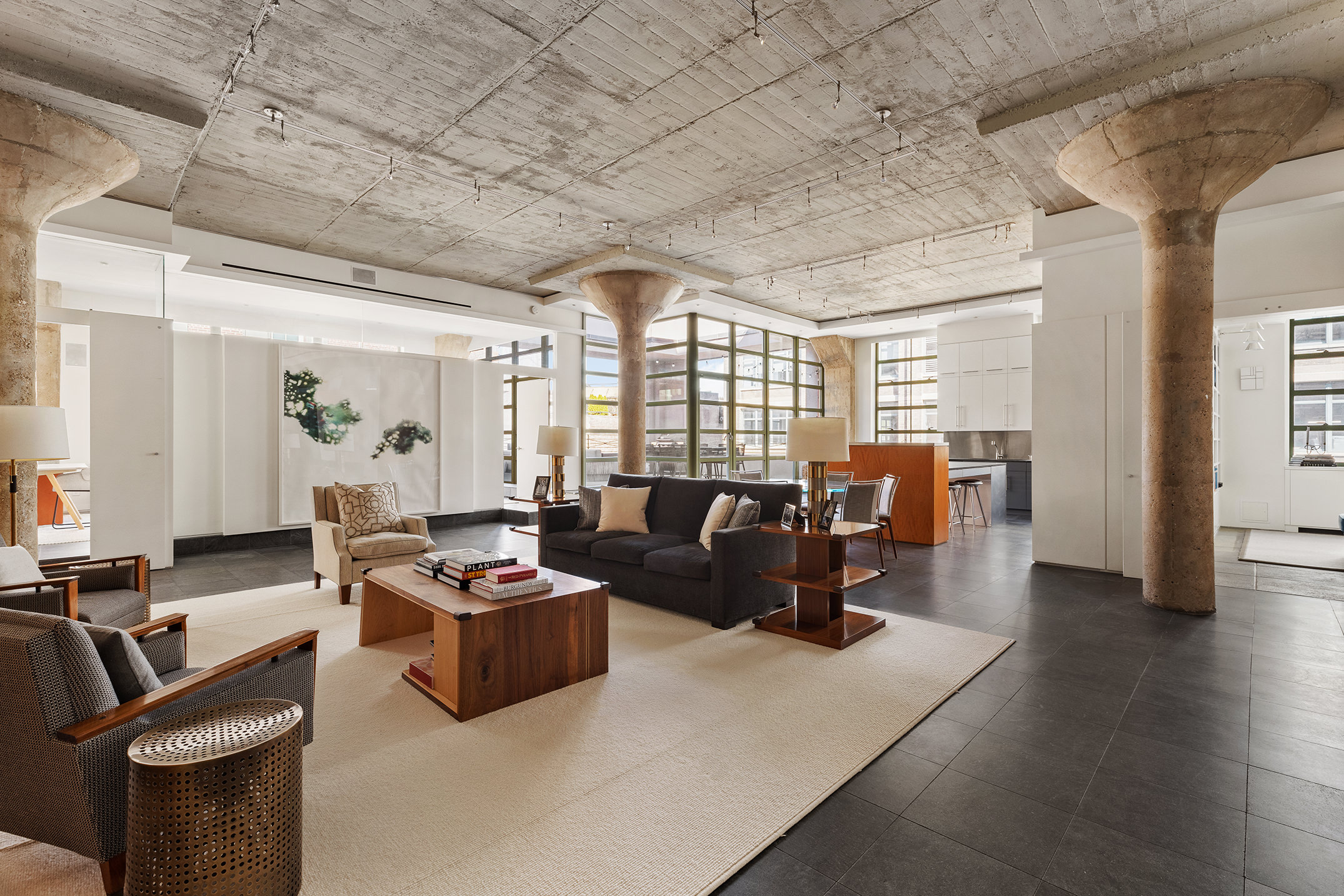 195 Hudson Street, Unit 6A Manhattan, NY 10013 - Photo 3 of 15 a living room with furniture