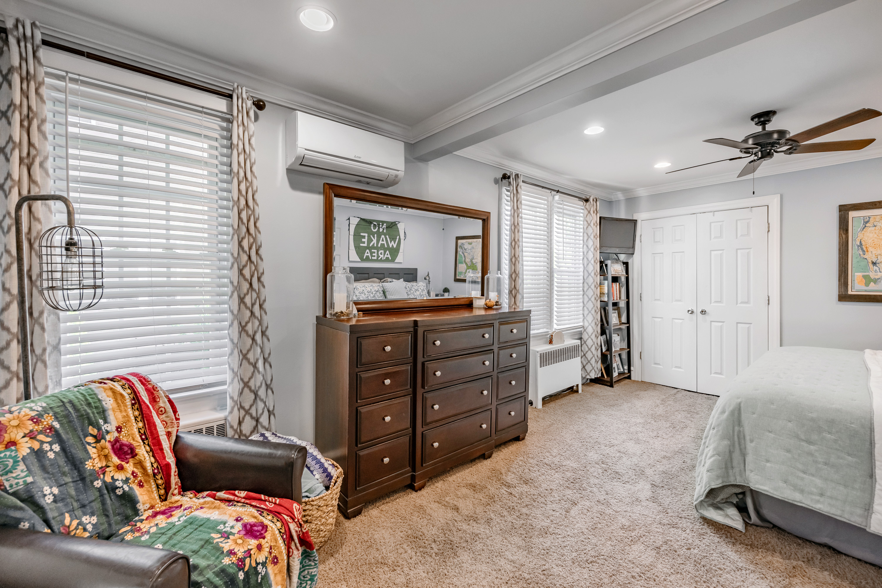 134 Strathmore Road Havertown, PA 19083 - Photo 23 of 64 a bedroom with a bed and a couch