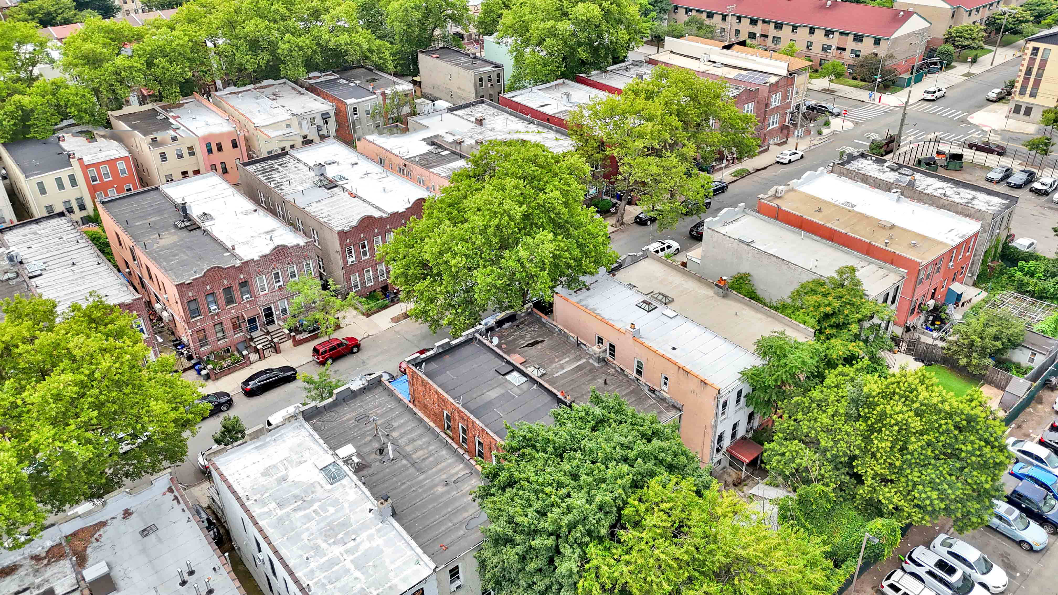 587 Osborn Street Brooklyn, NY 11212 - Photo 8 of 10 an aerial view of residential house with outdoor space
