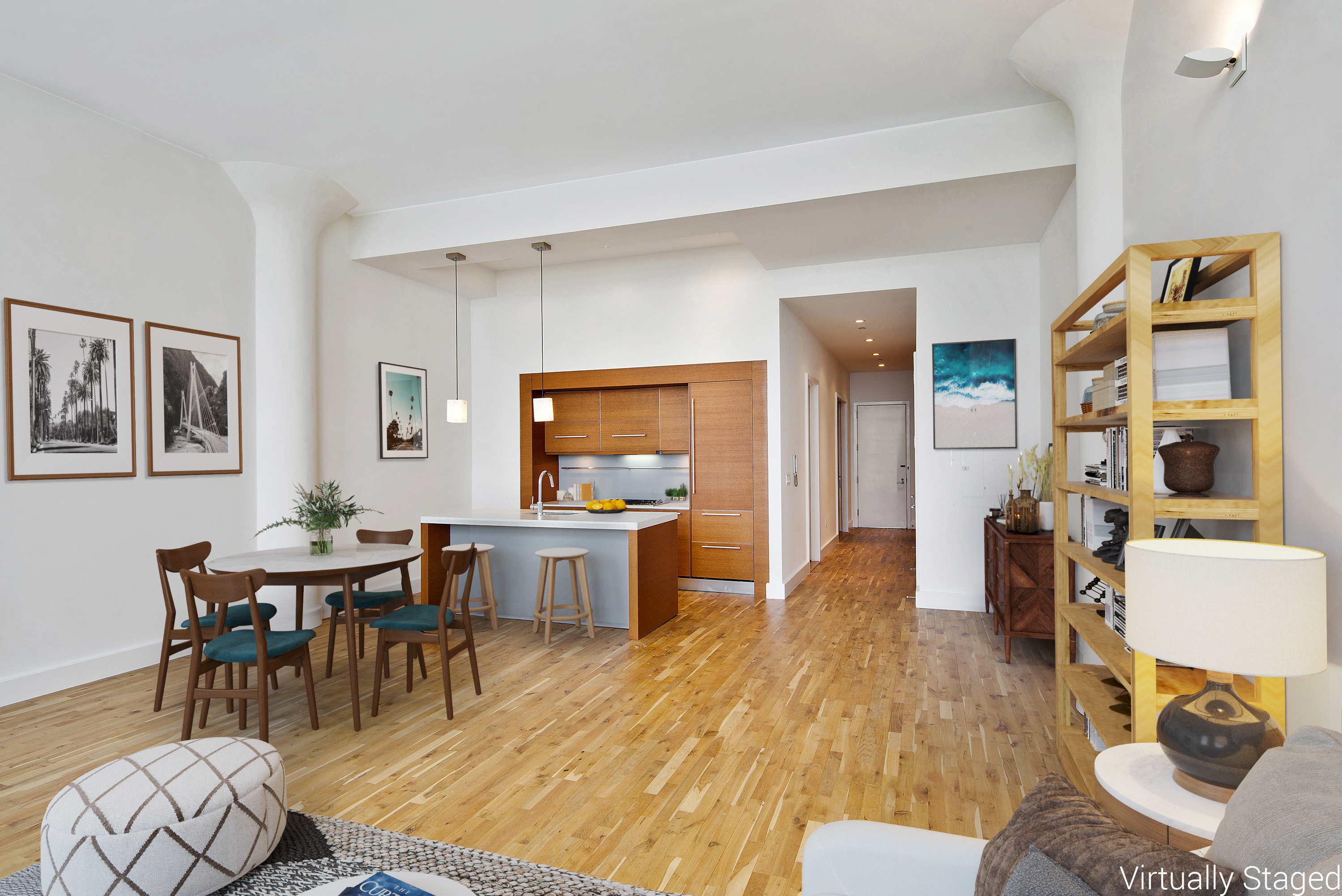 360 Furman Street, Unit 935 Brooklyn, NY 11201 - Photo 2 of 9 a view of a dining room with furniture