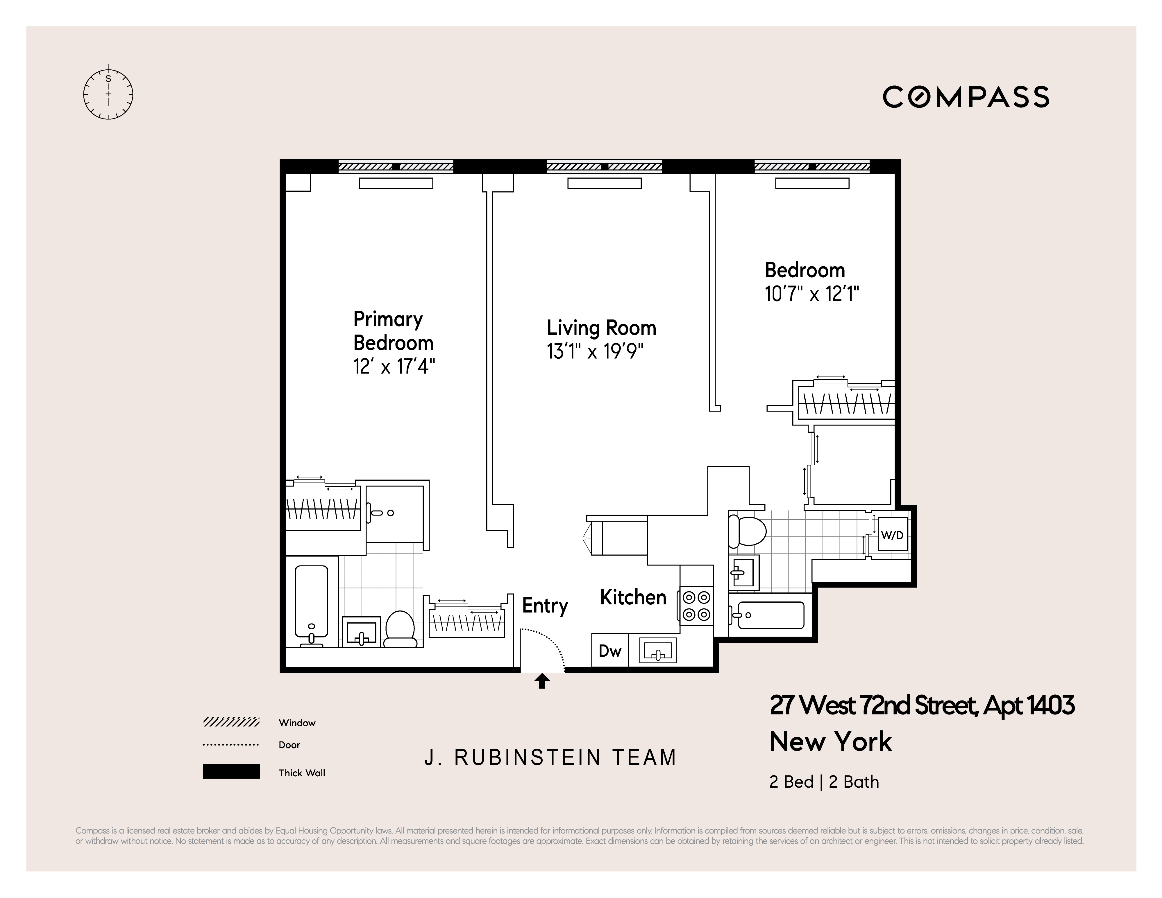 27 West 72nd Street, Unit 1403 Manhattan, NY 10023 - Photo 16 of 16