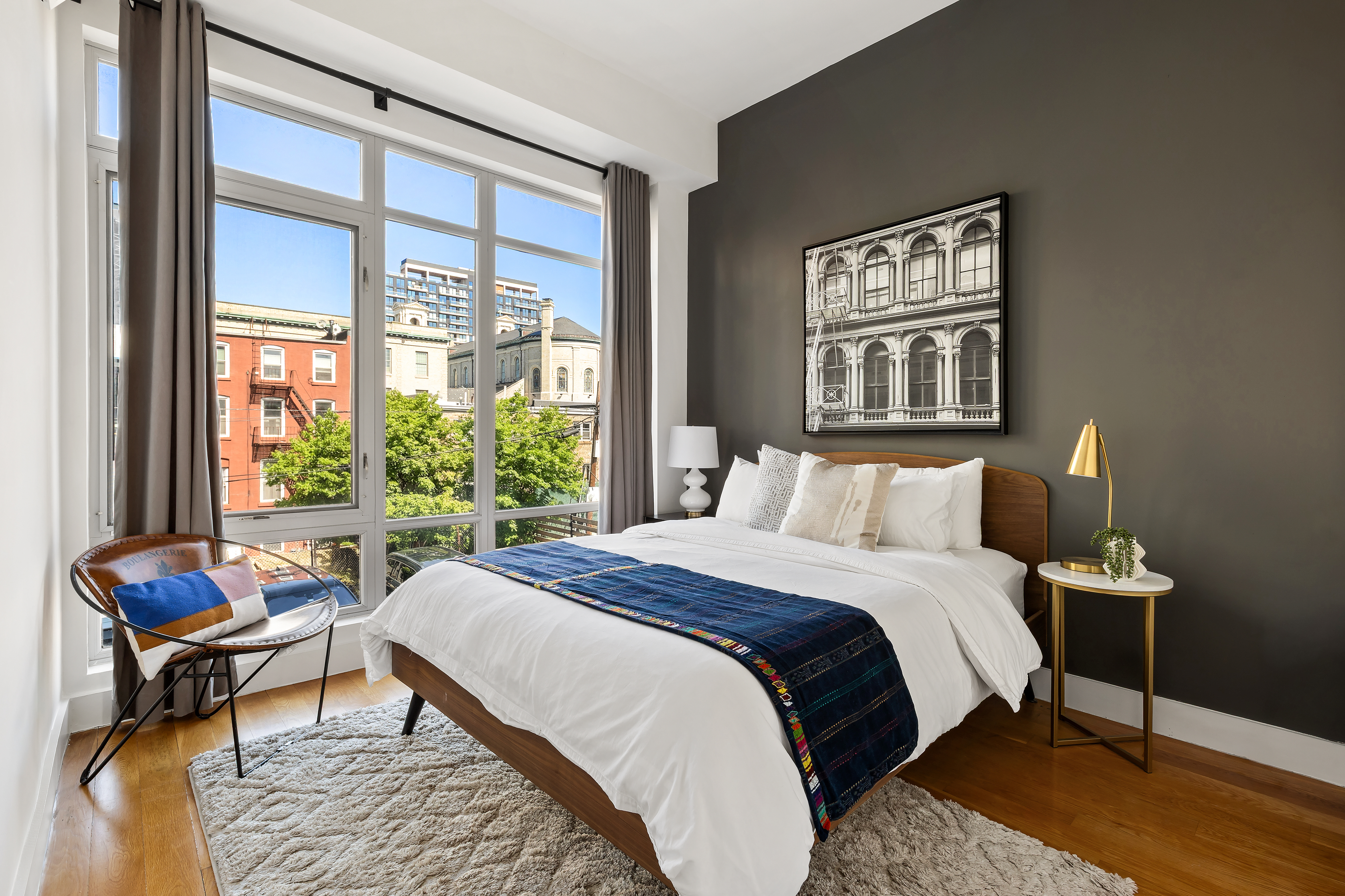 659 Bergen Street, Unit 2D Brooklyn, NY 11238 - Photo 5 of 9 a bedroom with a bed and a window