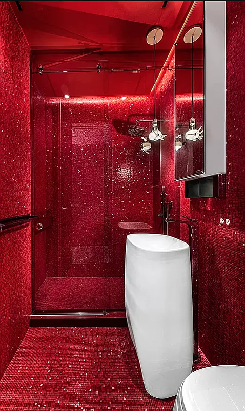 186 5th Avenue, Unit 4A Manhattan, NY 10010 - Photo 10 of 12 a bathroom with a toilet and shower