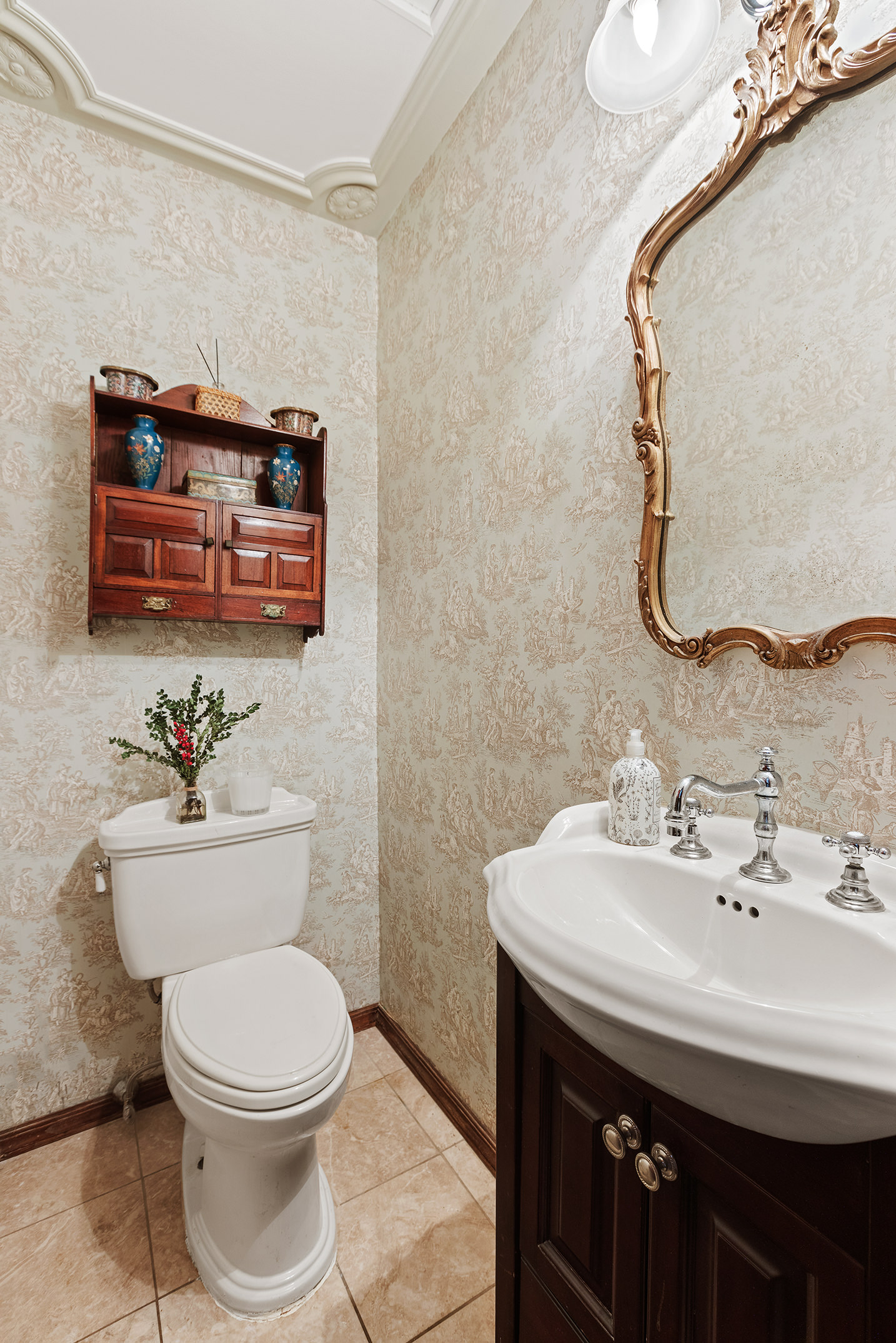 138 West 73rd Street Manhattan, NY 10023 - Photo 12 of 35 a bathroom with a sink vanity mirror and toilet