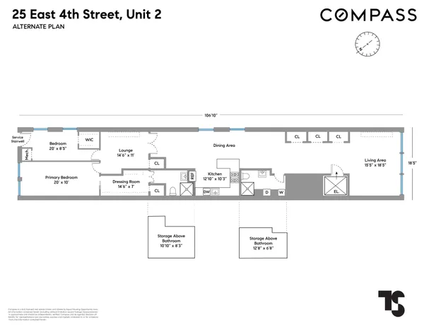 $2,995,000 | 25 East 4th Street, Unit 2 | NoHo