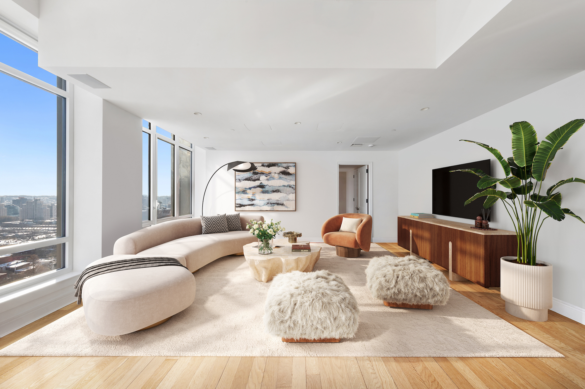 265 State Street, Unit PH02 Brooklyn, NY 11201 - Photo 1 of 31 a living room with furniture potted plant and a window