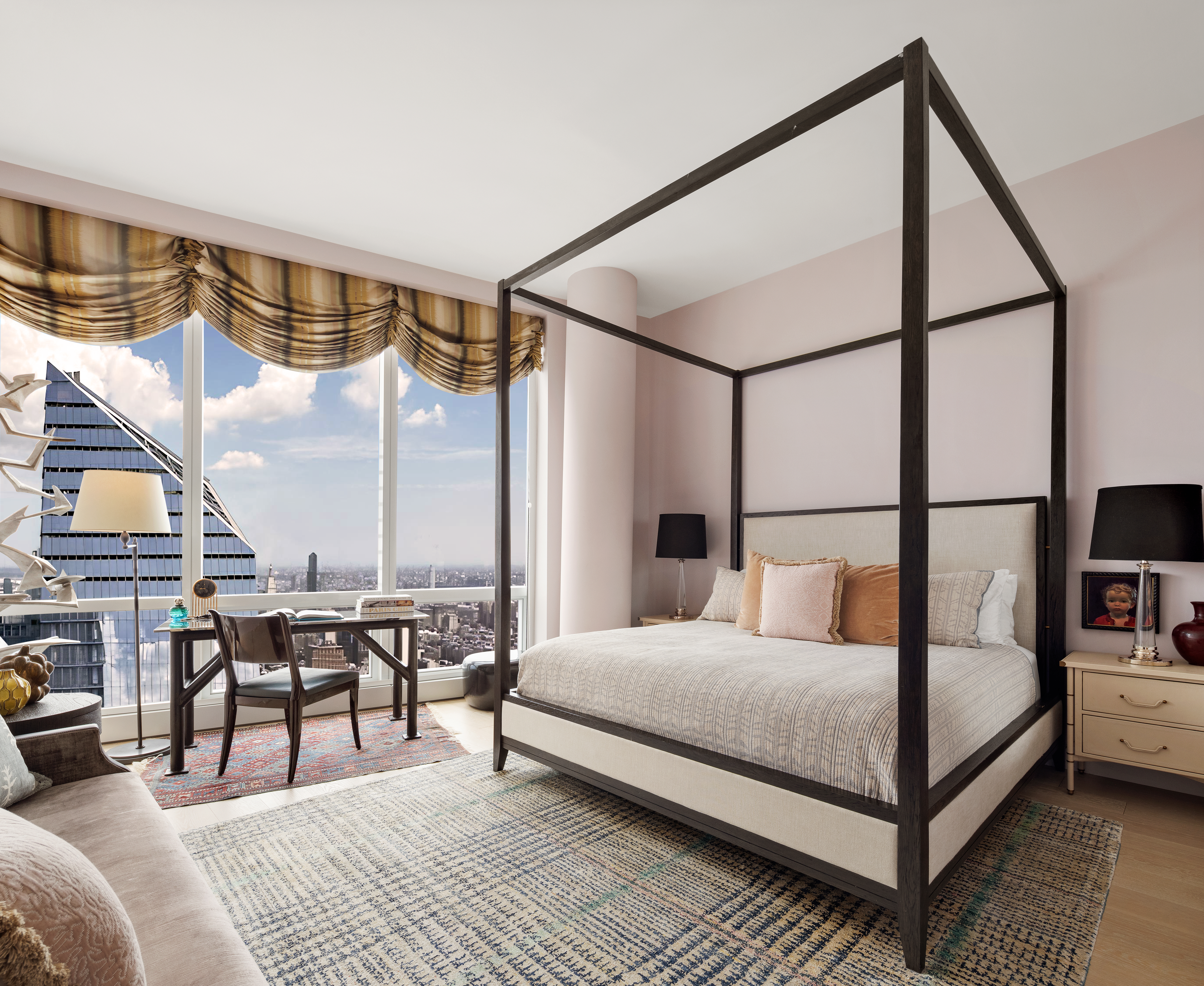 15 Hudson Yards, Unit PH83D Manhattan, NY 10001 - Photo 6 of 20 a bedroom with a bed and a large window