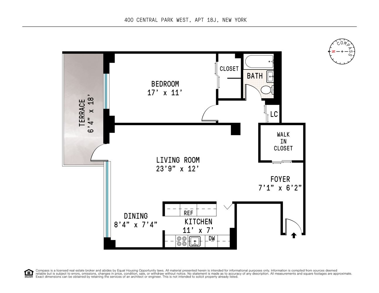 400 Central Park West, Unit 18J Manhattan, NY 10025 - Photo 7 of 7