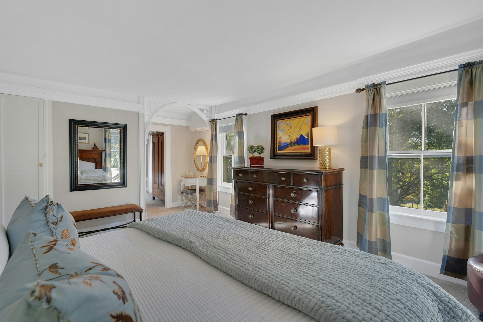 29 Evergreen Lane Watchung, NJ 07069 - Photo 30 of 54 a bedroom with a bed and furniture