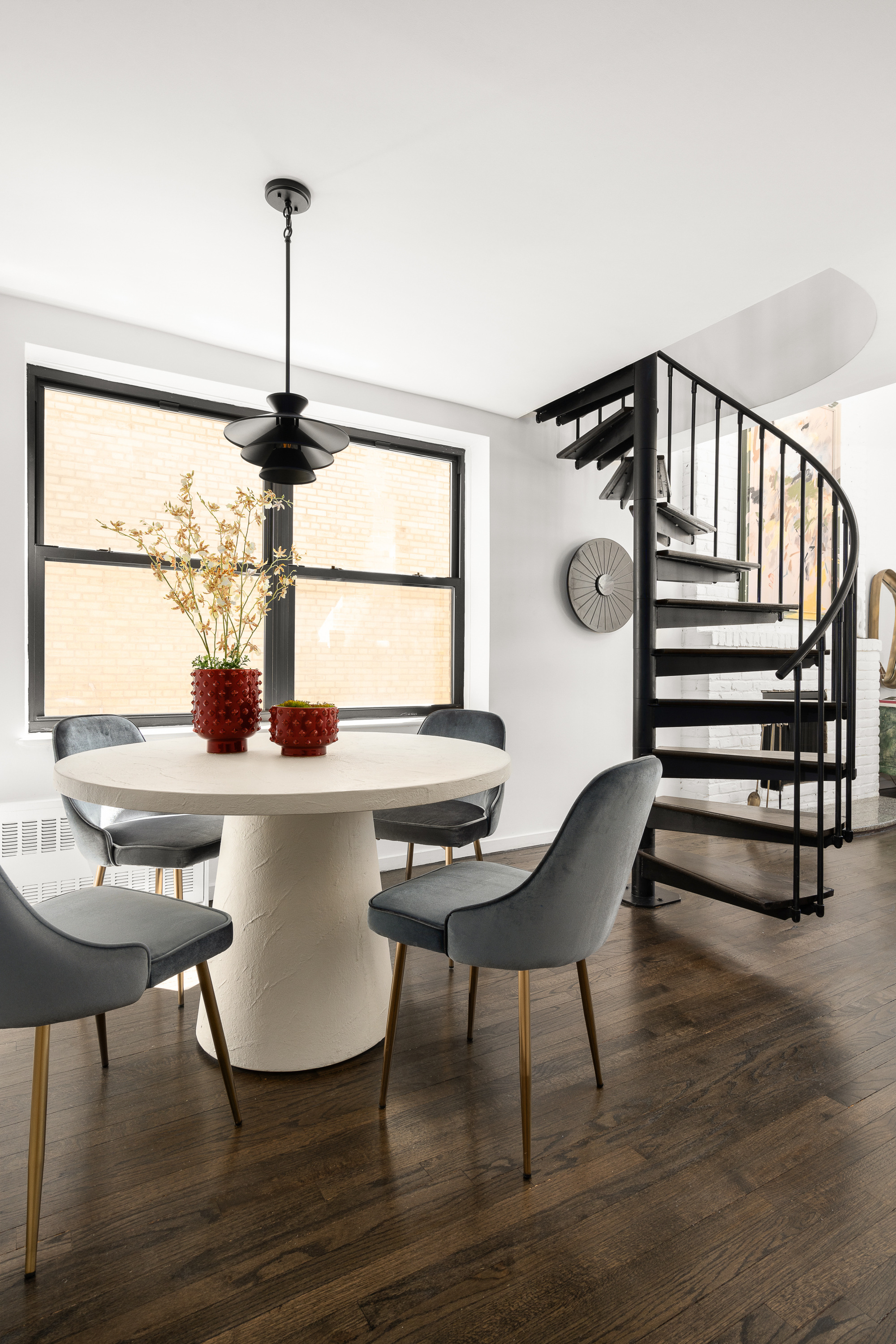 342 West 85th Street, Unit PH6AB Manhattan, NY 10024 - Photo 6 of 17 a dining room with furniture and window