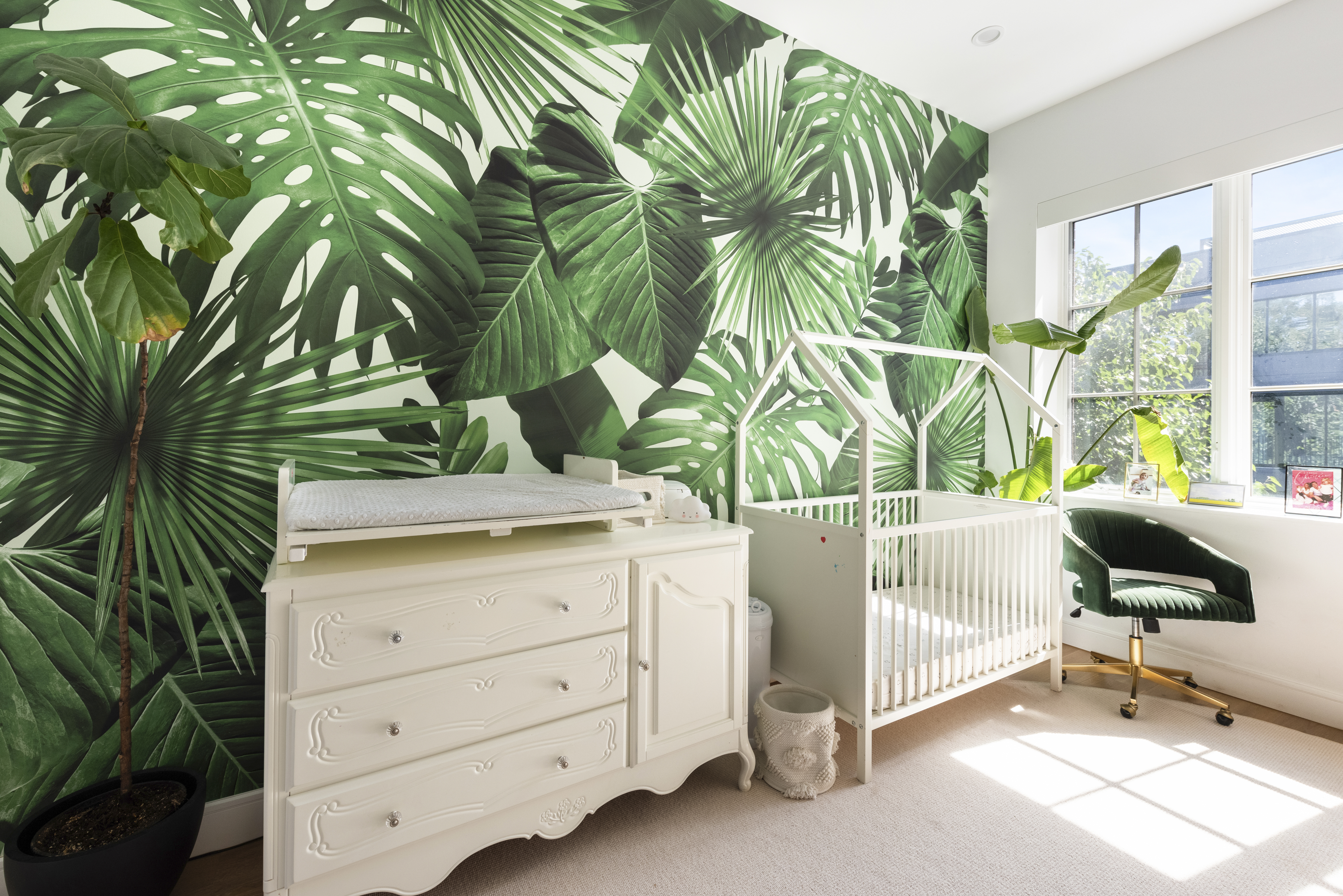 102 Huron Street, Unit 3B Brooklyn, NY 11222 - Photo 10 of 18 a living room with a couch and a potted plant