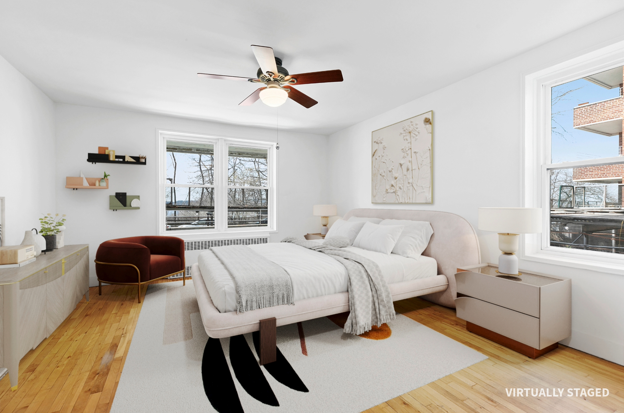 9801 Shore Road, Unit 1K Brooklyn, NY 11209 - Photo 5 of 11 a bedroom with a bed and a window