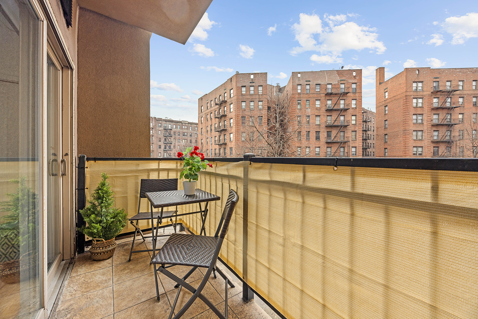 2233 Caton Avenue, Unit 2C Brooklyn, NY 11226 - Photo 4 of 10 a view of a balcony with chairs
