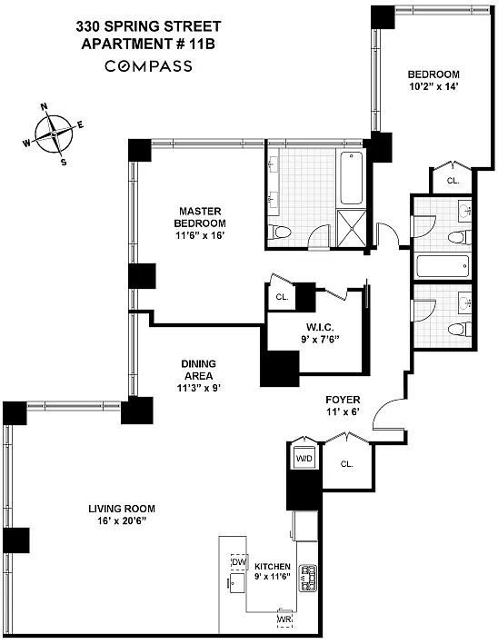 330 Spring Street, Unit 11B Manhattan, NY 10013 - Photo 10 of 10 a picture