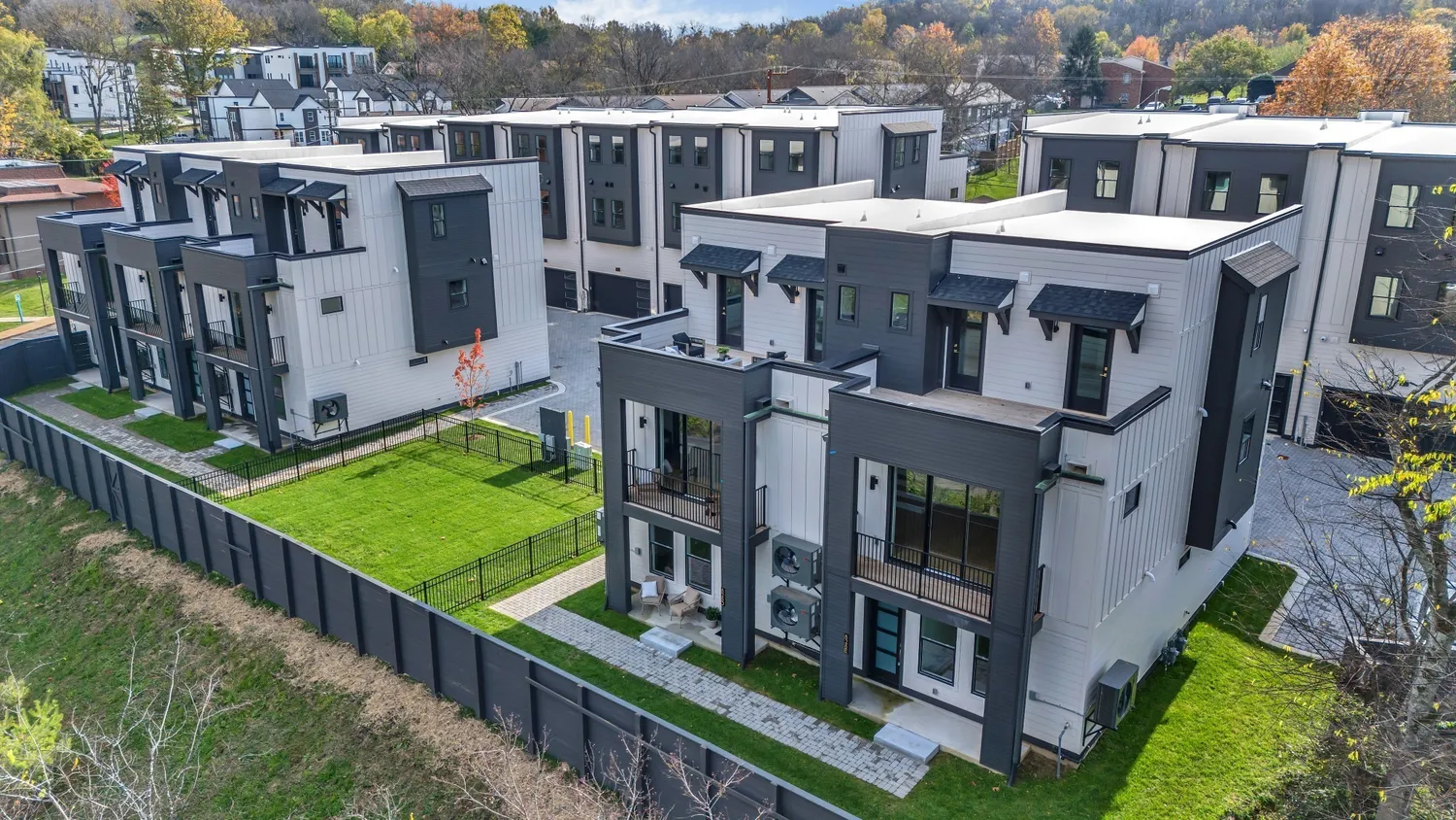 a view of a house with roof deck