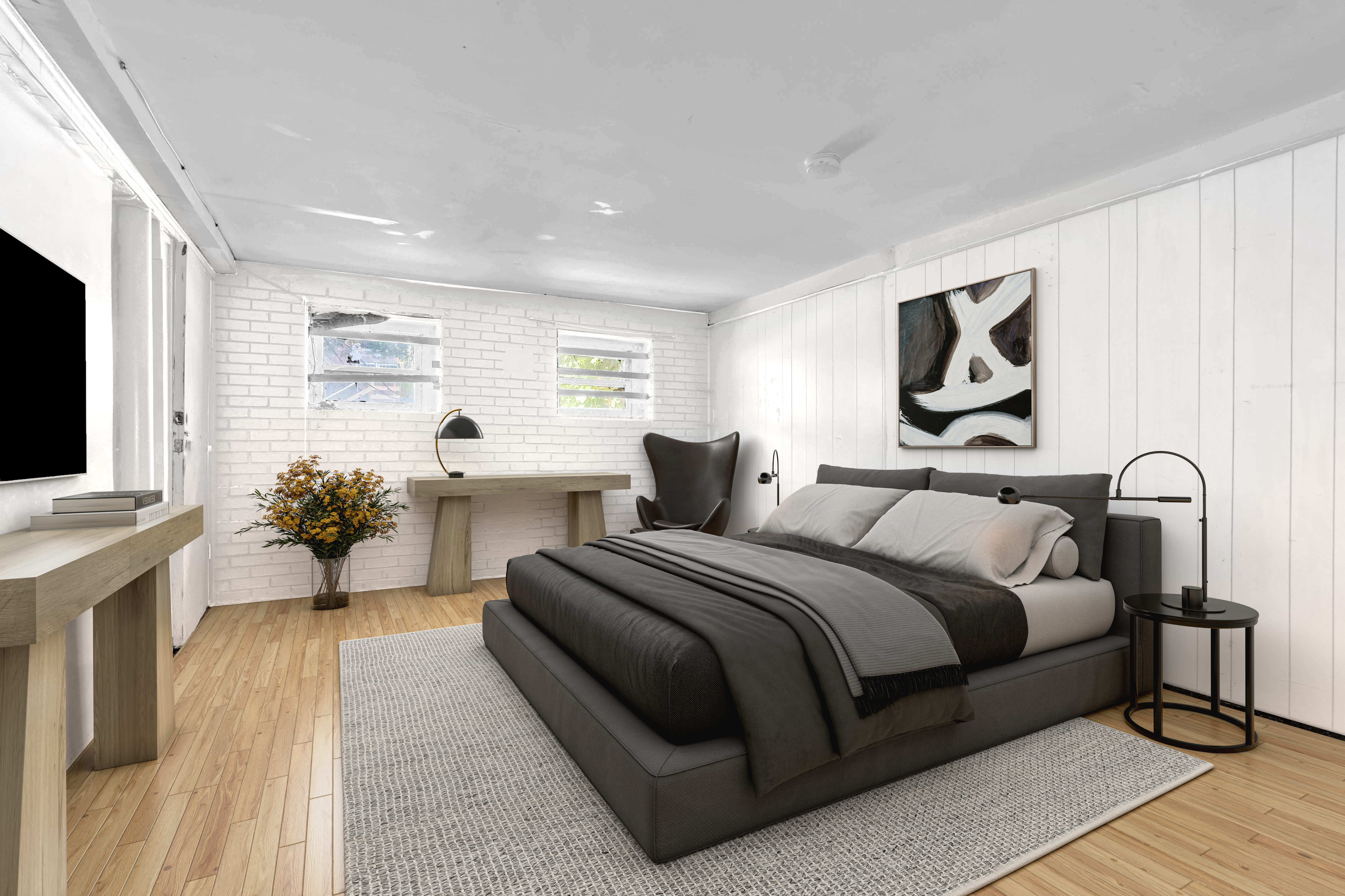 610 Ashford Street Brooklyn, NY 11207 - Photo 20 of 28 a bedroom with bed and window
