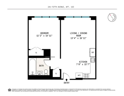 $1,095,000 | 241 5th Avenue, Unit 12C | NoMad