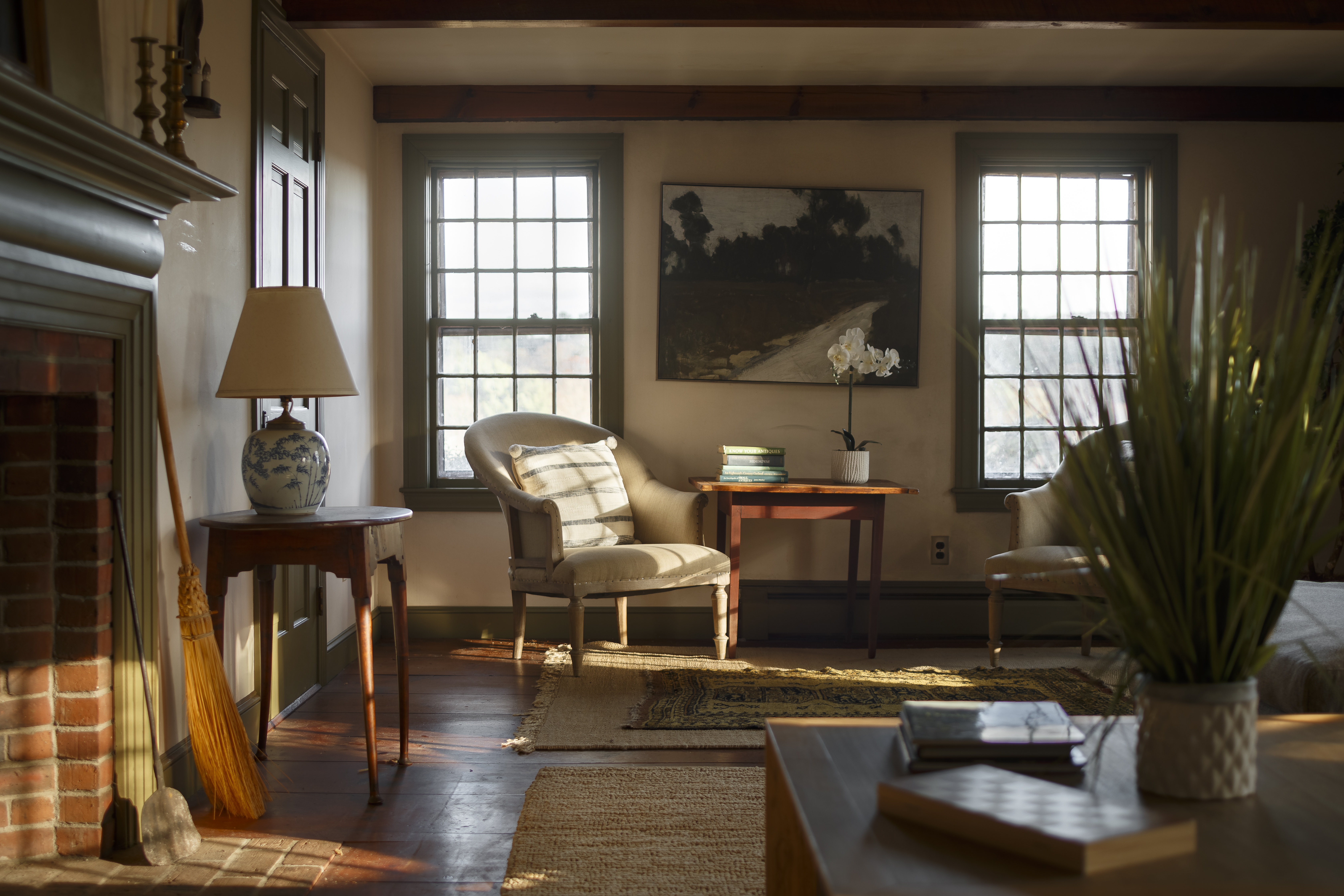 59 Conant Road Lincoln, MA 01773 - Photo 8 of 47 a living room with furniture and a flat screen tv