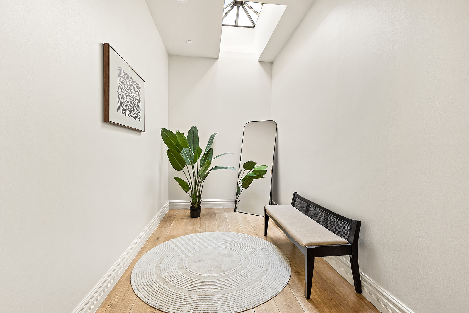 966 St Johns Place Brooklyn, NY 11213 - Photo 10 of 20 a workspace with furniture and wooden floor