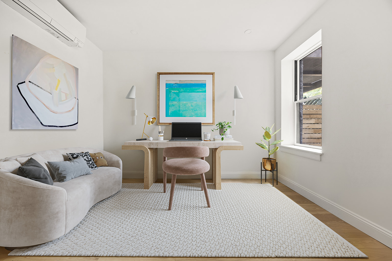 84 6th Avenue, Unit 1 Brooklyn, NY 11217 - Photo 10 of 22 a living room with furniture and a window