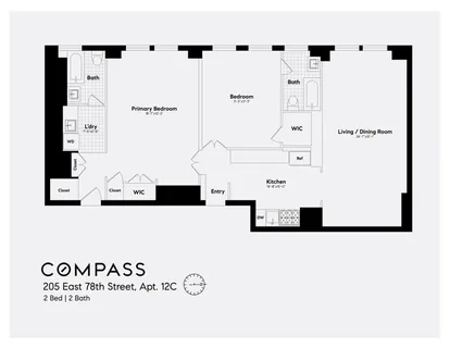 $1,250,000 | 205 East 78th Street, Unit 12C | Upper East Side