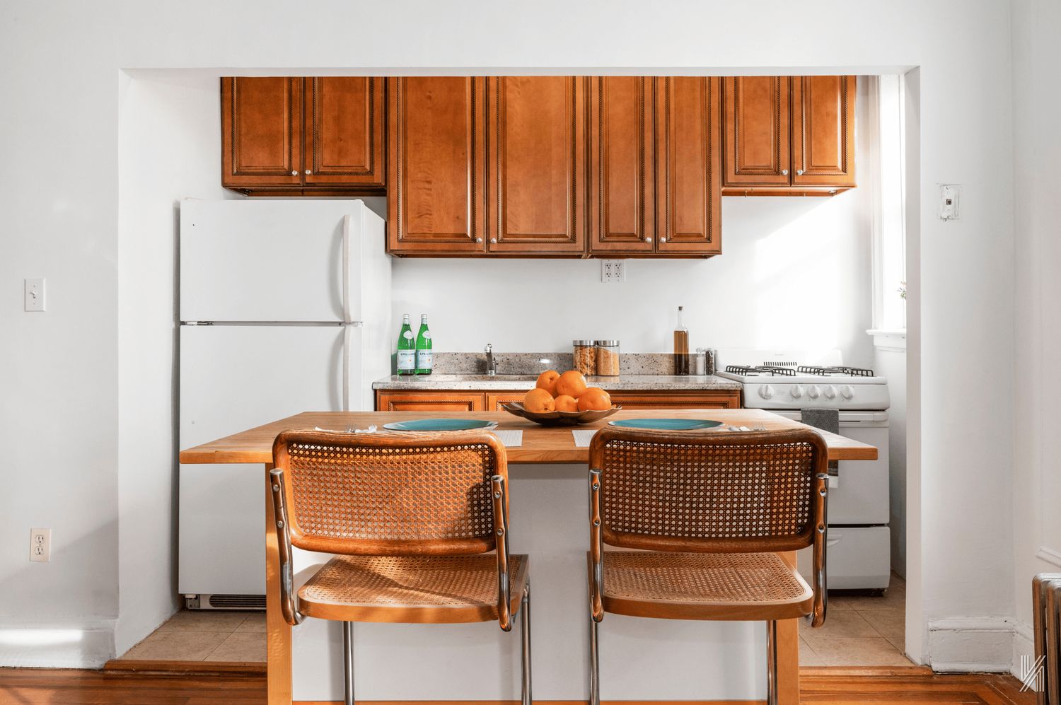 59-11 Queens Boulevard, Unit 3J Queens, NY 11377 - Photo 7 of 18 a storage and utility room with washer and dryer