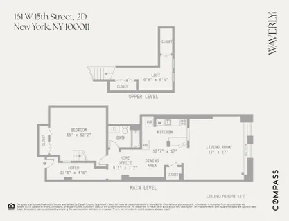 $1,195,000 | 161 West 15th Street, Unit 2D | Chelsea