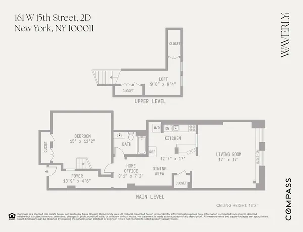 $1,195,000 | 161 West 15th Street, Unit 2D | Chelsea
