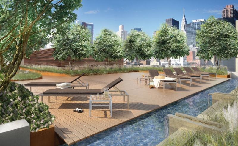 303 East 33rd Street, Unit B2 Manhattan, NY 10016 - Photo 13 of 24 a view of a house with pool and sitting area