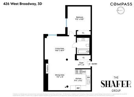 $1,450,000 | 426 West Broadway, Unit 3D | SoHo