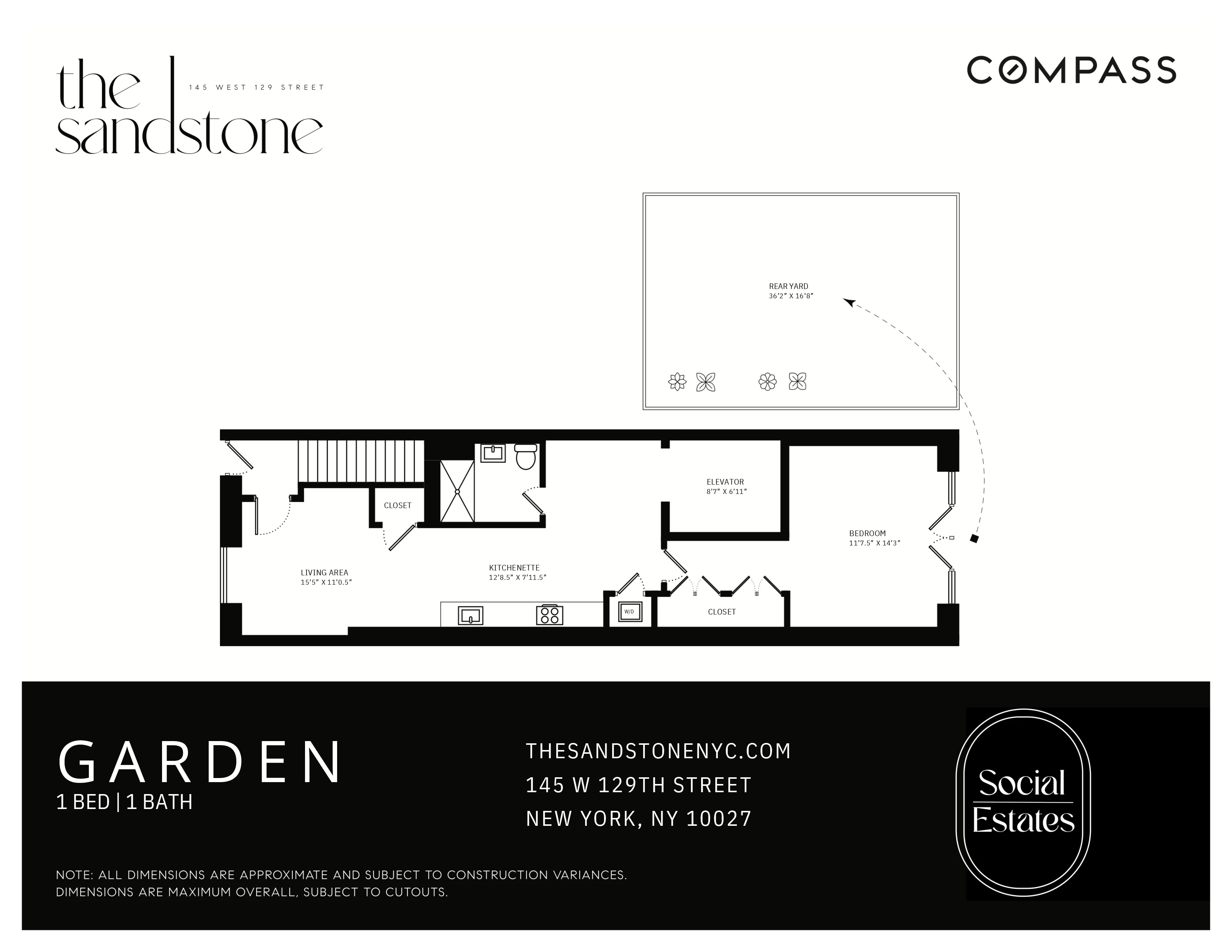 145 West 129th Street, Unit GARDEN Manhattan, NY 10027 - Photo 2 of 2