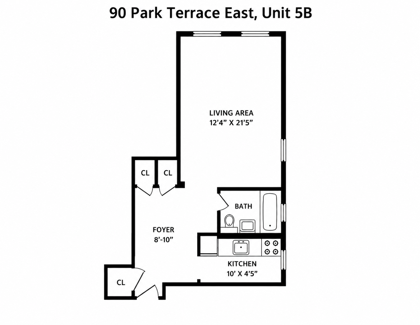 90 Park Terrace East, Unit 5B Manhattan, NY 10034 - Photo 8 of 8 Gallery Image 8