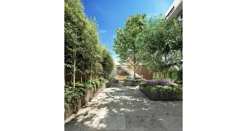 a view of a back yard