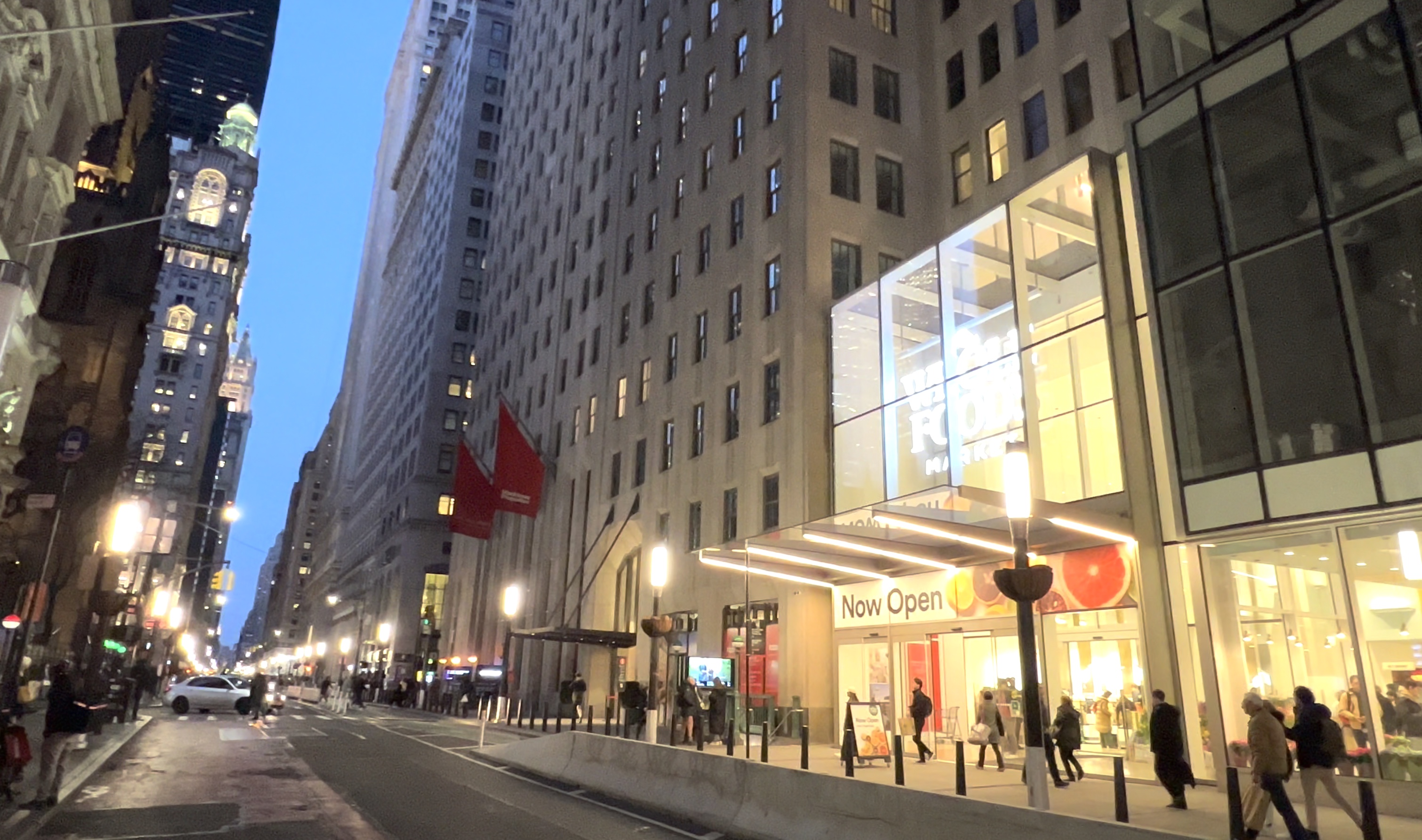 88 Greenwich Street, Unit 501 Manhattan, NY 10006 - Photo 12 of 15 a view of a building with a street view