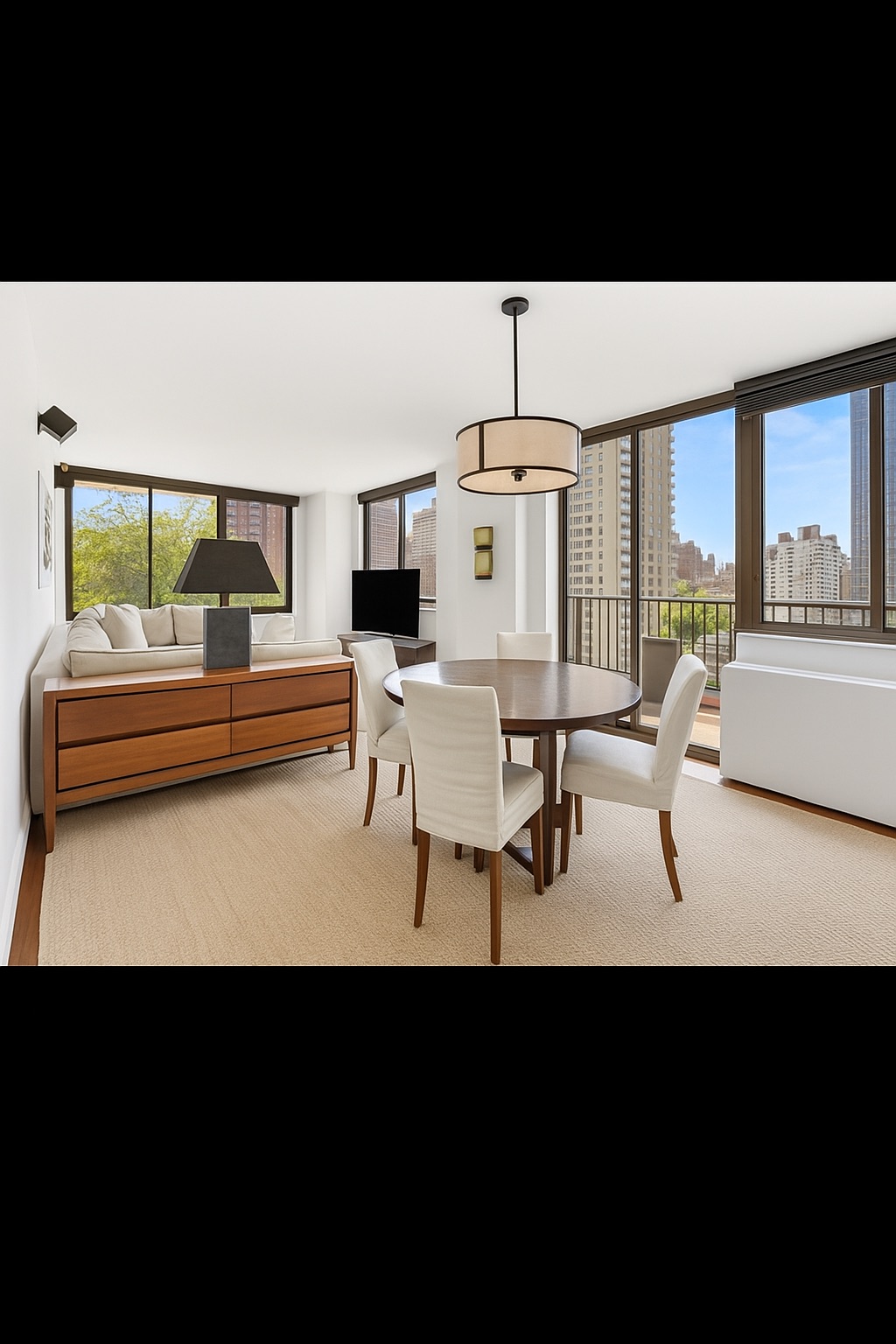 343 East 74th Street, Unit 15D Manhattan, NY 10021 - Photo 6 of 14 a living room with furniture and a table
