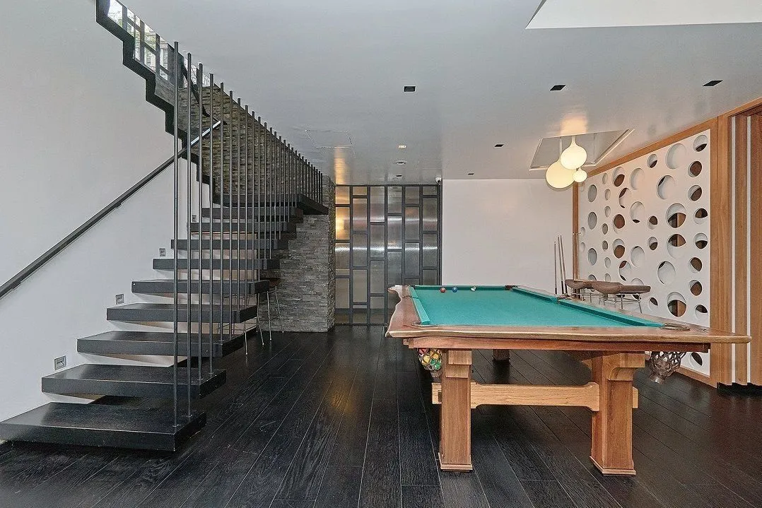 a building with trees in front of it