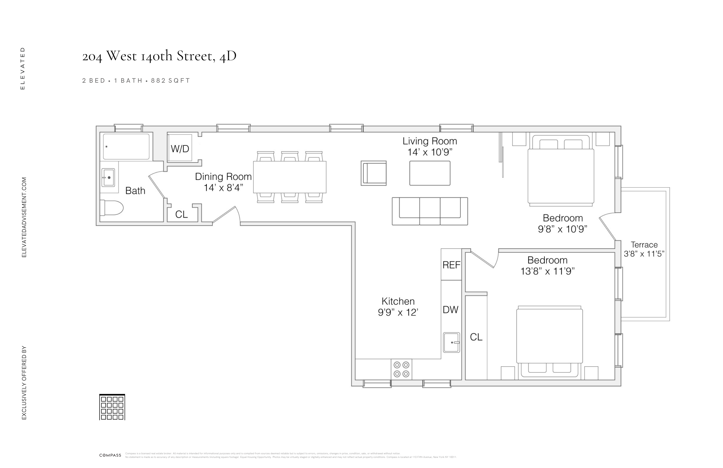 204 West 140th Street 4D West Harlem New York NY 10030